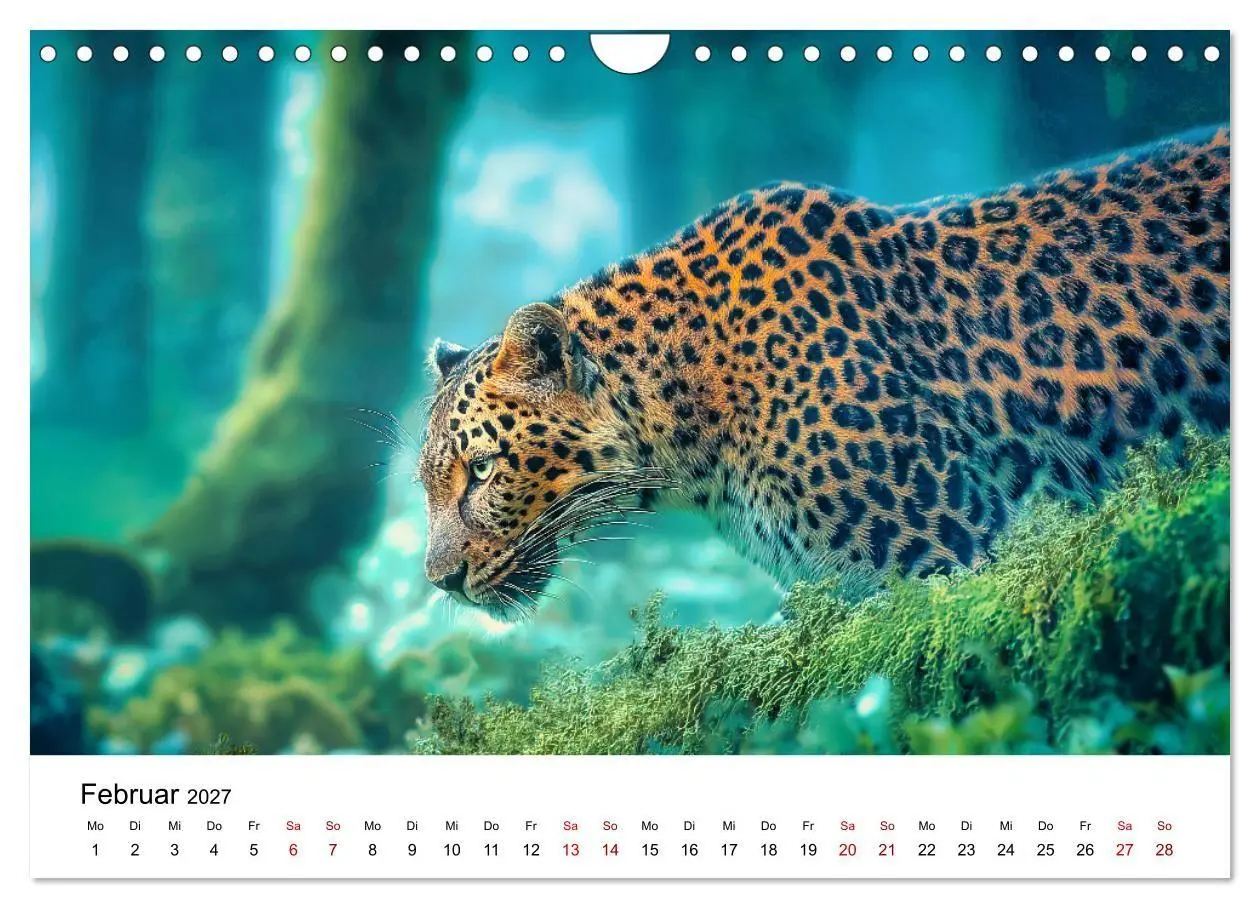 Bild: 9783516801927 | Gefleckte Schatten - Im Bann der Leoparden (Wandkalender 2027 DIN...