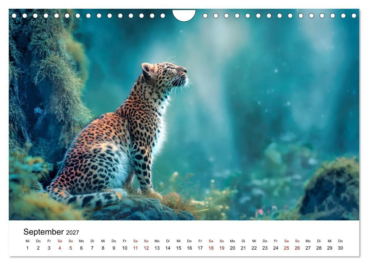 Bild: 9783516801927 | Gefleckte Schatten - Im Bann der Leoparden (Wandkalender 2027 DIN...