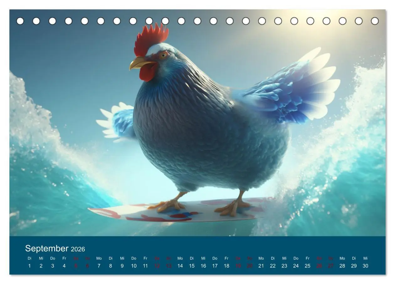 Bild: 9783457532027 | Hühner im Rampenlicht Ein Kalender voller tierischer Fotostars...
