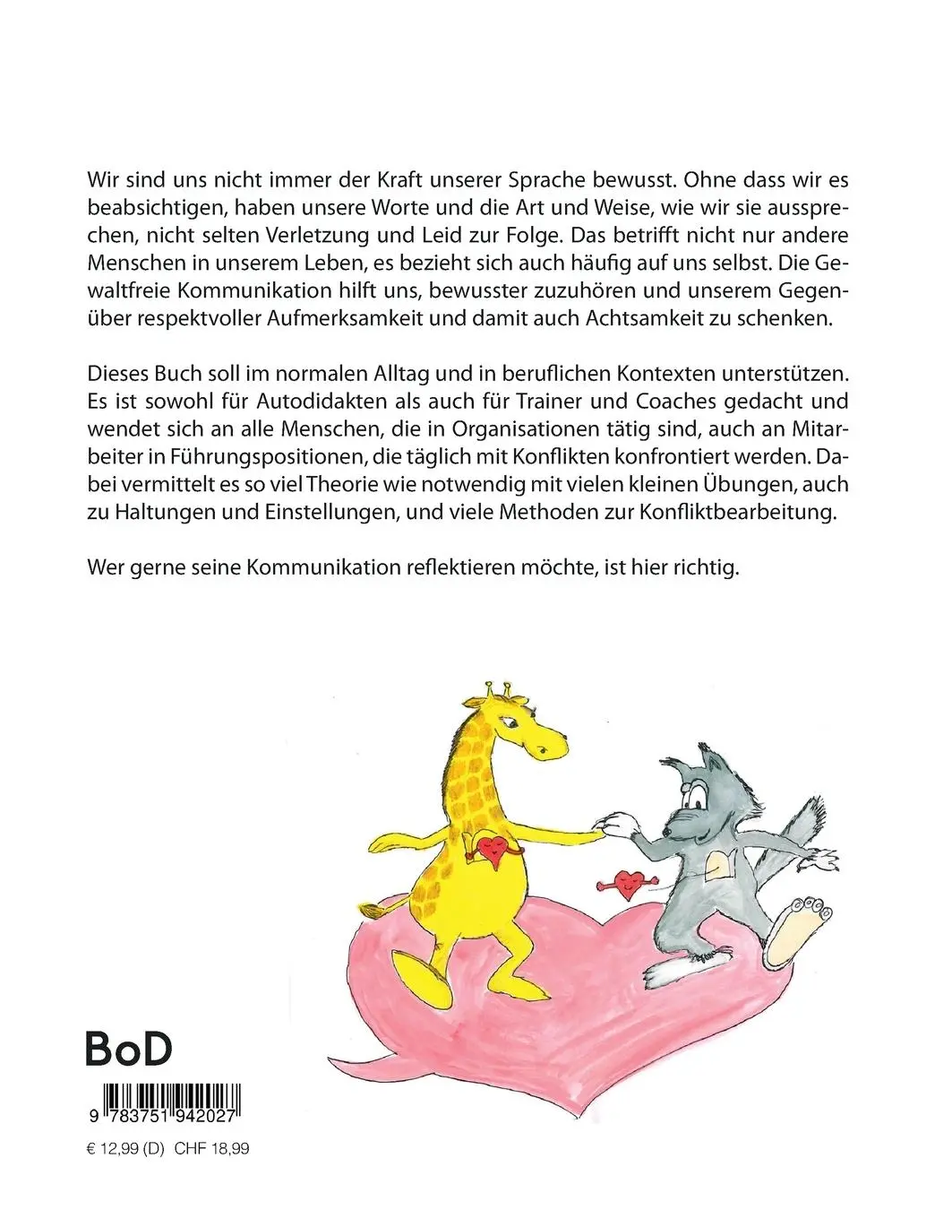 Rückseite: 9783751942027 | Gewaltfreie Kommunikation und Konfliktcoaching | Christoph Emrich