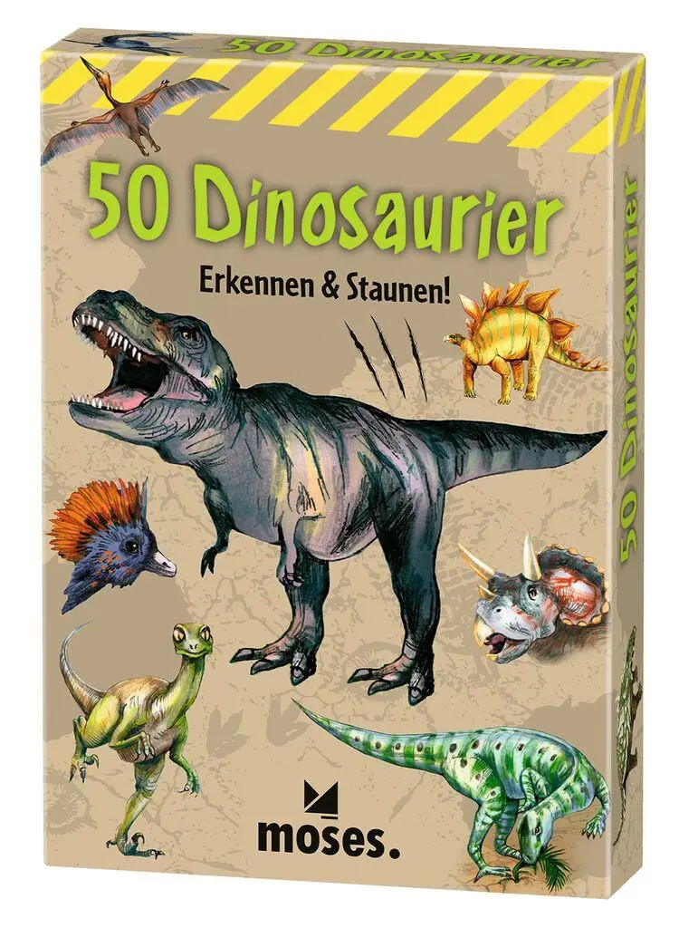 Cover: 4033477402127 | 50 Dinosaurier | Erkennen &amp; Staunen! | Carola von Kessel | Box | 50 S.