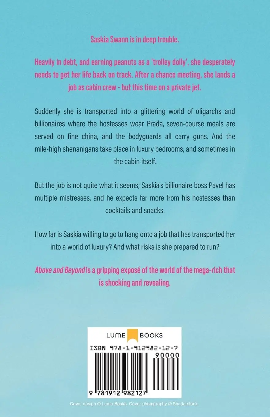 Rückseite: 9781912982127 | Above and Beyond | Secrets of a Private Flight Attendant | Taschenbuch