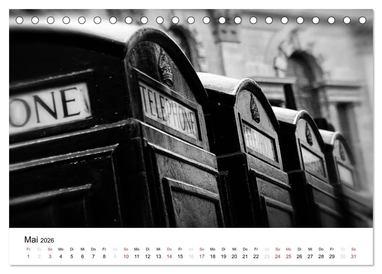 Bild: 9783516162127 | London (Tischkalender 2026 DIN A5 quer), CALVENDO Monatskalender