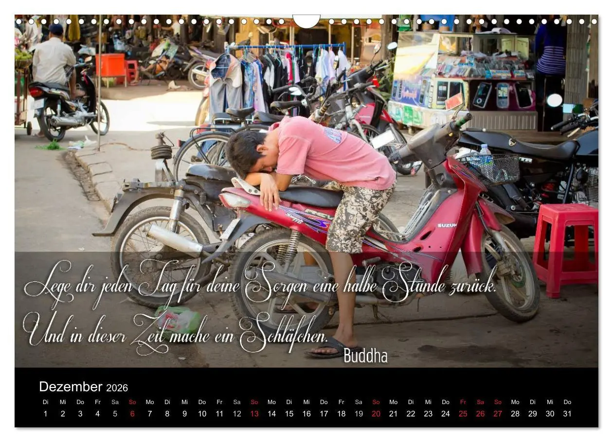 Bild: 9783516232127 | Buddhistische Weisheiten (Wandkalender 2026 DIN A3 quer), CALVENDO...