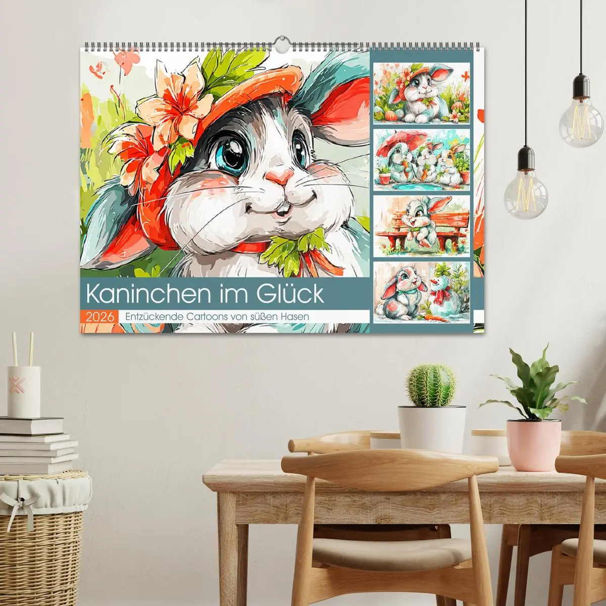 Bild: 9783516612127 | Kaninchen im Glück. Entzückende Cartoons von süßen Hasen...
