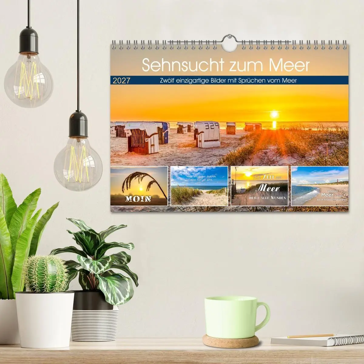 Bild: 9783569492127 | Sehnsucht zum Meer (Wandkalender 2027 DIN A4 quer), CALVENDO...