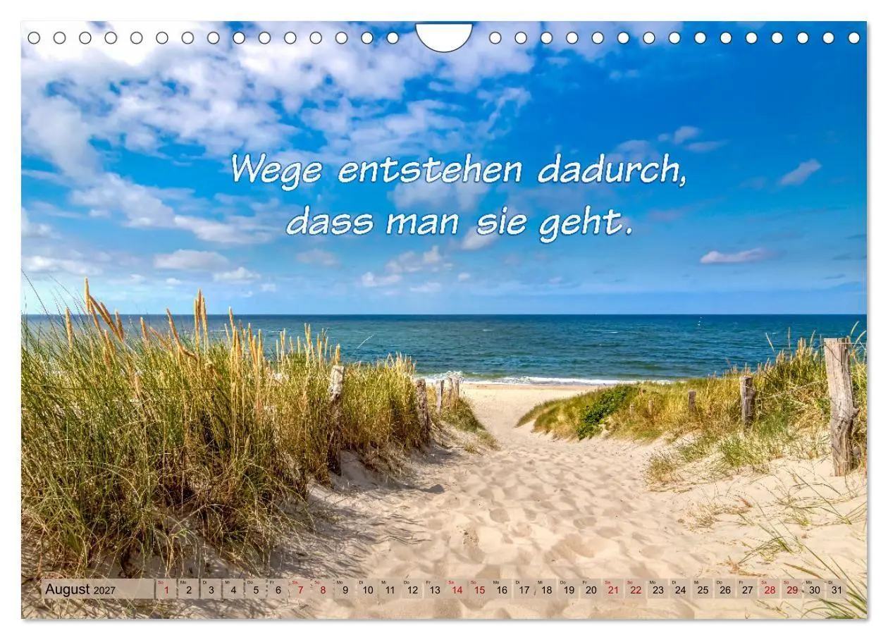 Bild: 9783569492127 | Sehnsucht zum Meer (Wandkalender 2027 DIN A4 quer), CALVENDO...
