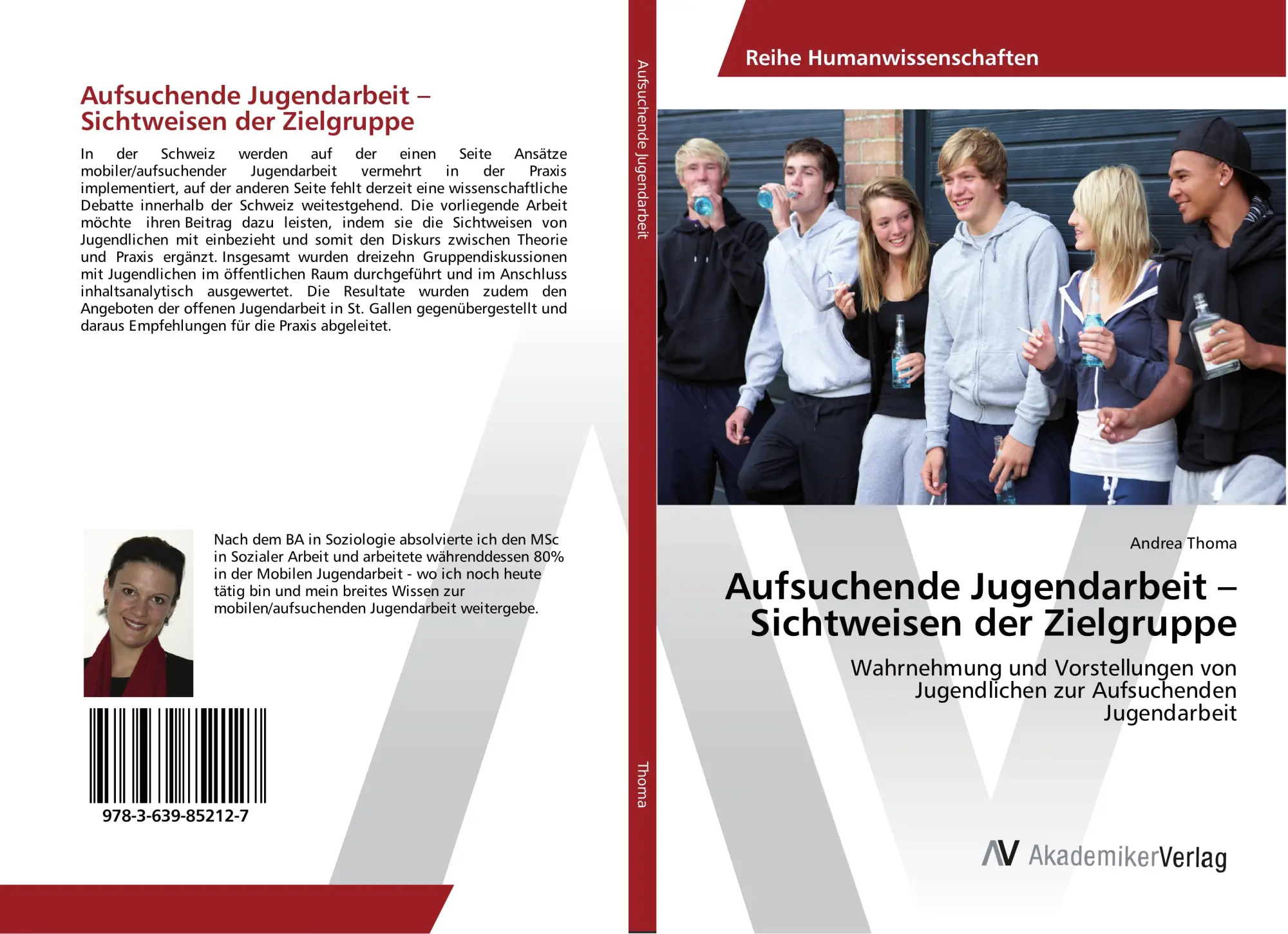 Cover: 9783639852127 | Aufsuchende Jugendarbeit ¿ Sichtweisen der Zielgruppe | Andrea Thoma