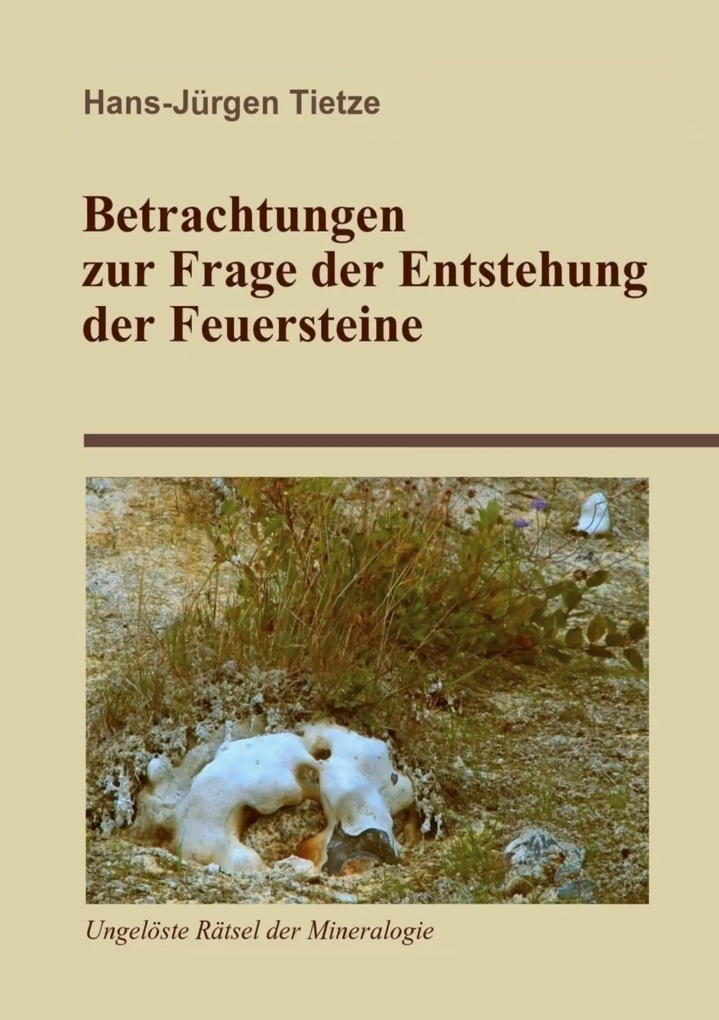 Cover: 9783752612127 | Betrachtungen zur Frage der Entstehung der Feuersteine | Tietze | Buch