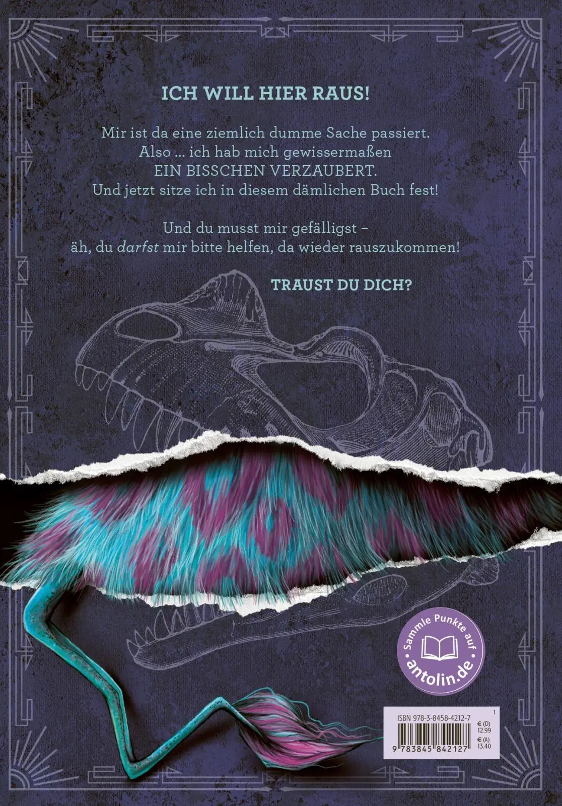Rückseite: 9783845842127 | Das Buch mit dem Fluch - Lass mich hier raus! (Das Buch mit dem...