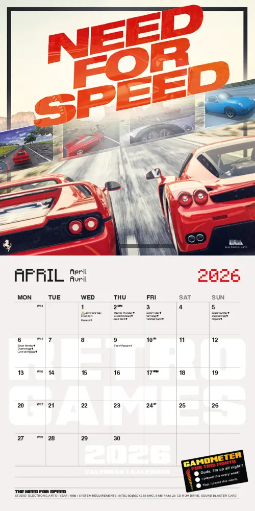 Bild: 9798893612127 | Retro Games 2026 | Der Gaming Kalender | Kalender | 28 S. | Deutsch