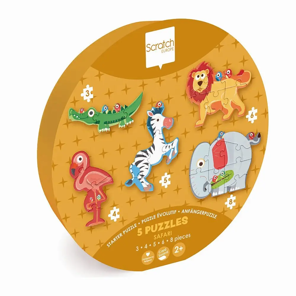 Cover: 5414561812227 | SCRATCH - Beginner Puzzle Safari 3/4/5/6/8 Teile | Spiel | 276181222