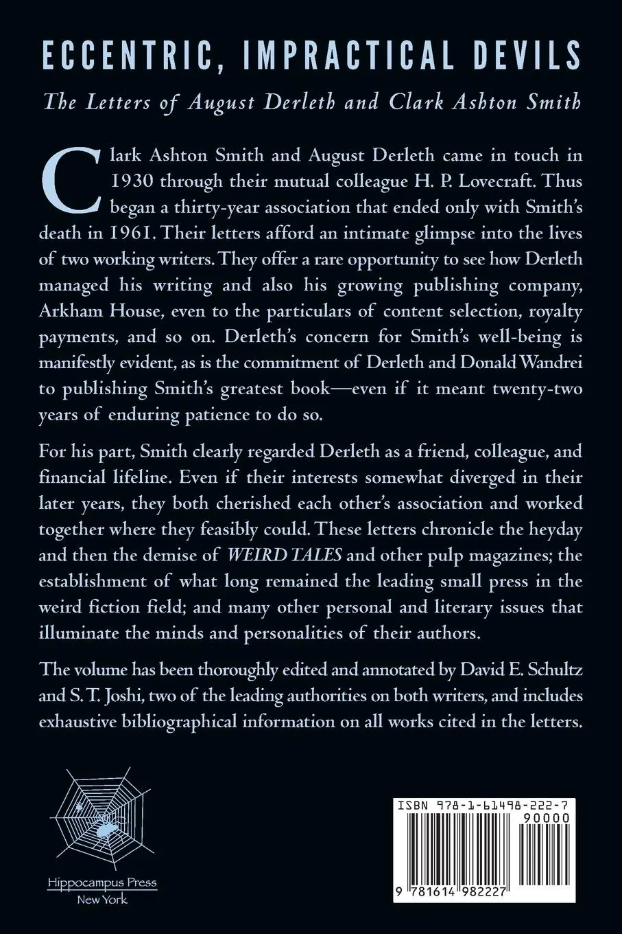 Rückseite: 9781614982227 | Eccentric, Impractical Devils | Clark Ashton Smith (u. a.) | Buch