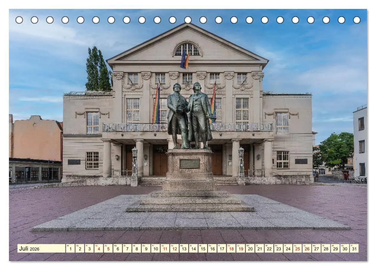 Bild: 9783457512227 | Weimar - Kulturstadt im Herzen Europas (Tischkalender 2026 DIN A5...