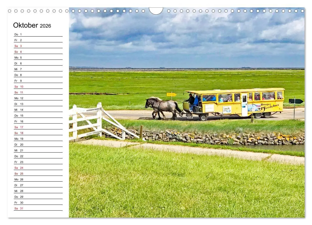 Bild: 9783457682227 | Hallig Hooge - Romantik Pur (Wandkalender 2026 DIN A3 quer),...