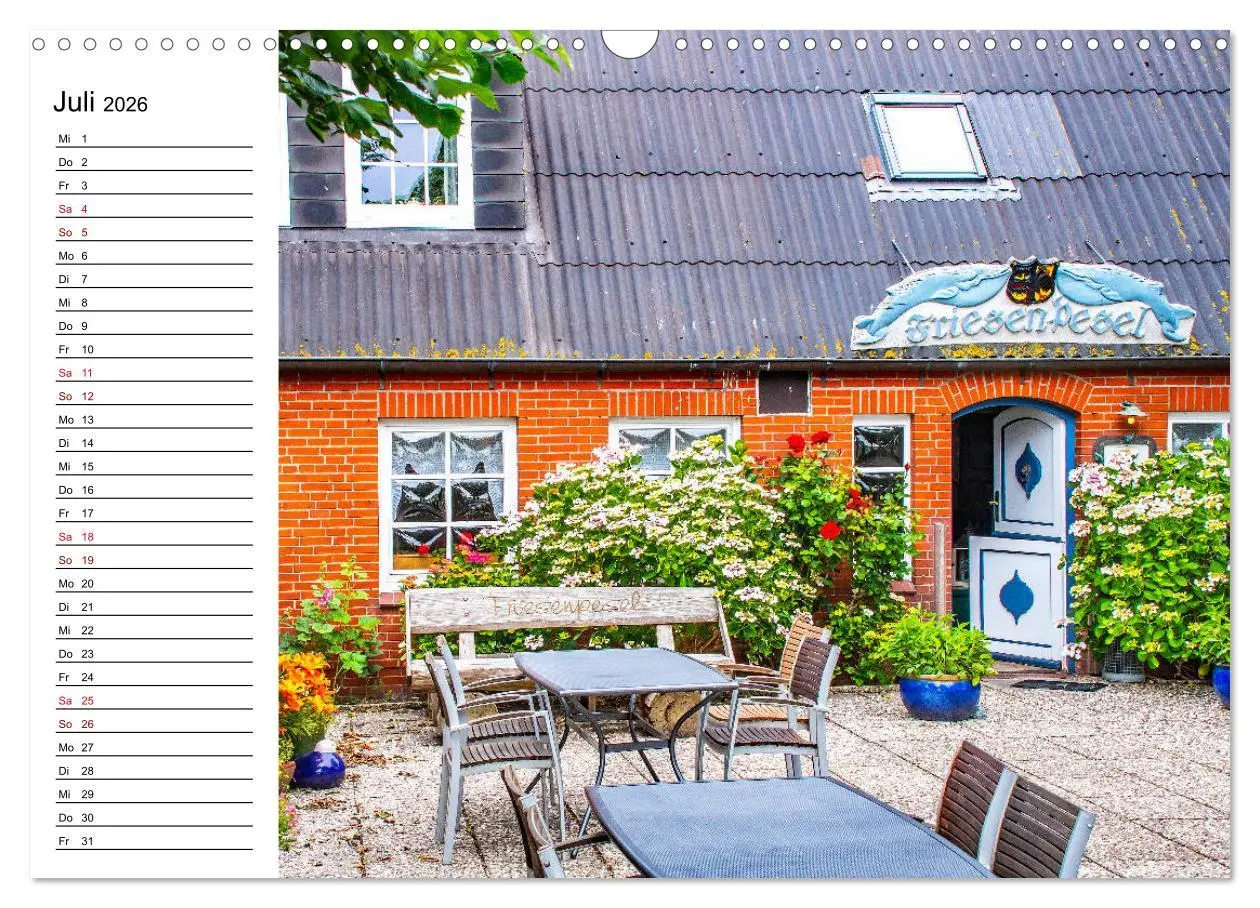 Bild: 9783457682227 | Hallig Hooge - Romantik Pur (Wandkalender 2026 DIN A3 quer),...