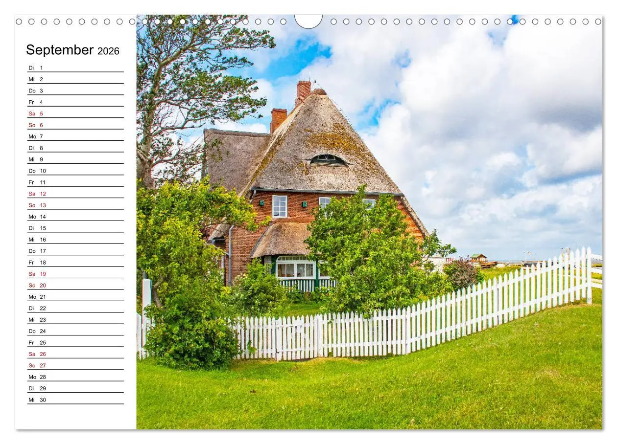 Bild: 9783457682227 | Hallig Hooge - Romantik Pur (Wandkalender 2026 DIN A3 quer),...
