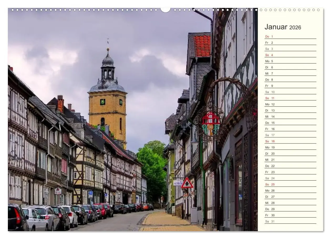 Bild: 9783457992227 | Goslar - Hanse- und Kaiserstadt im Harz (Wandkalender 2026 DIN A2...