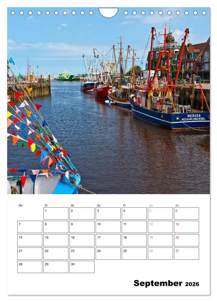 Bild: 9783516462227 | Neuharlingersiel Hafenromantik / Planer (Wandkalender 2026 DIN A4...