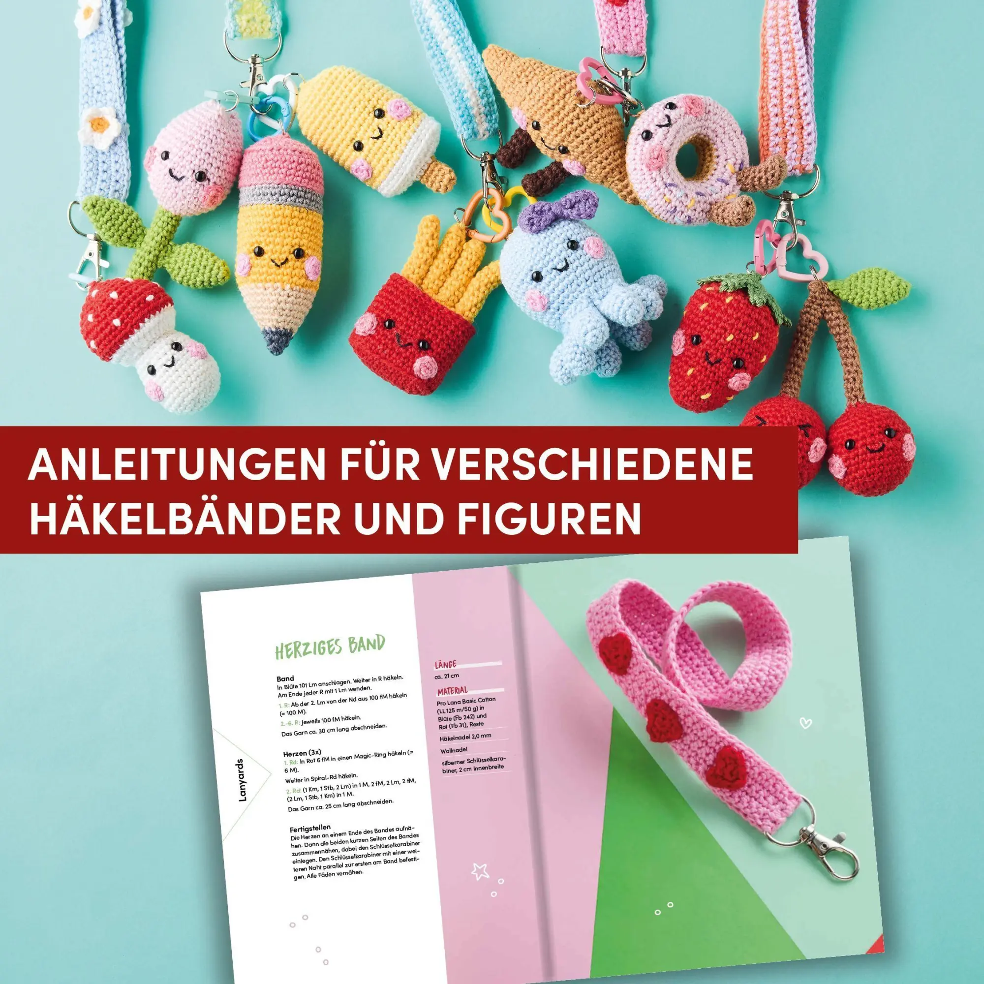 Bild: 9783735872227 | Lovely Lanyards häkeln | Doerthe Eisterlehner | Taschenbuch | 80 S.