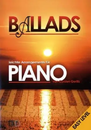 Cover: 9783941312227 | Ballads for Piano, Easy Level | Carsten Gerlitz | 2009 | 3D-Verlag