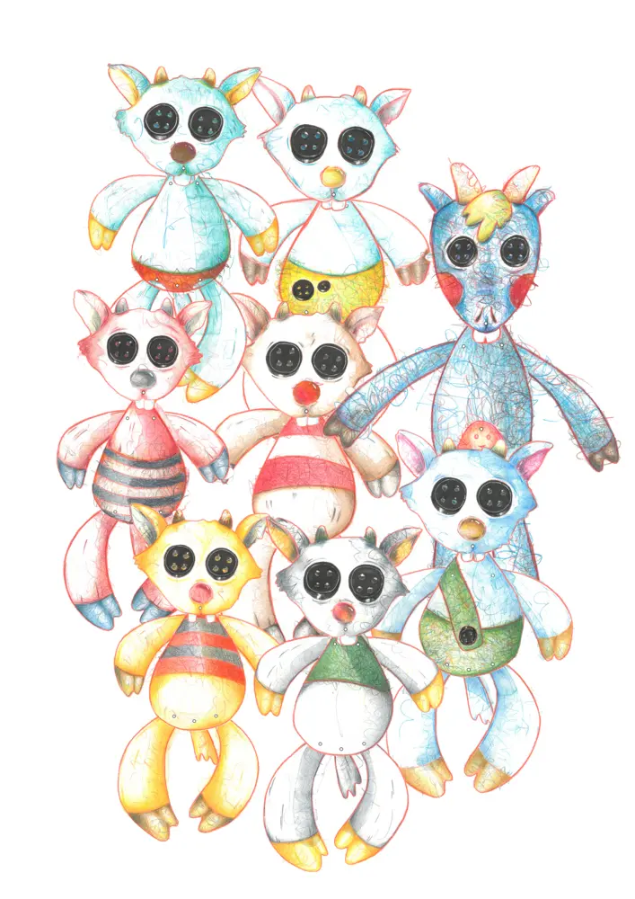 Hampelfiguren Tiere ausschneiden & basteln!
