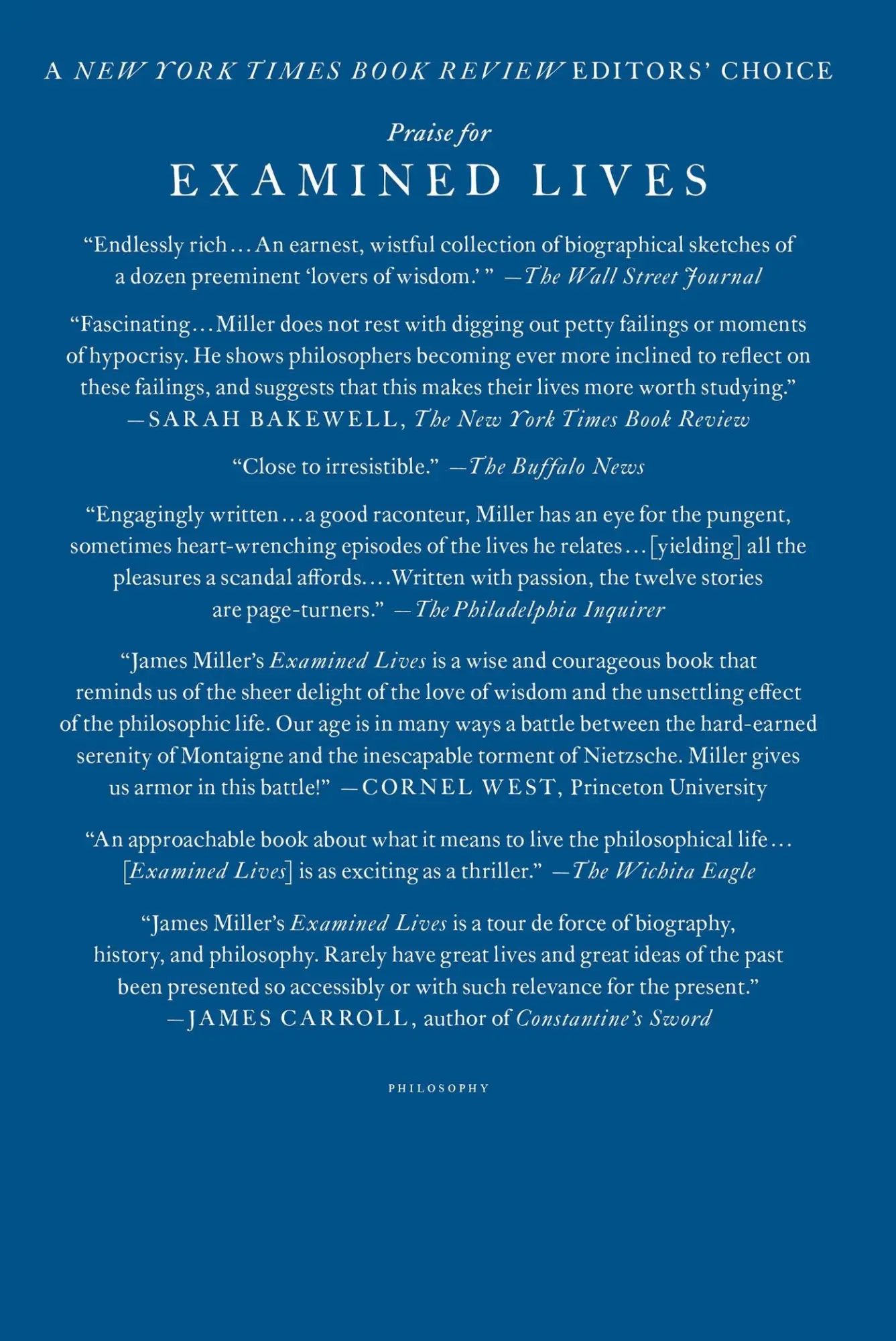 Rückseite: 9781250002327 | Examined Lives | James Miller | Taschenbuch | Kartoniert / Broschiert