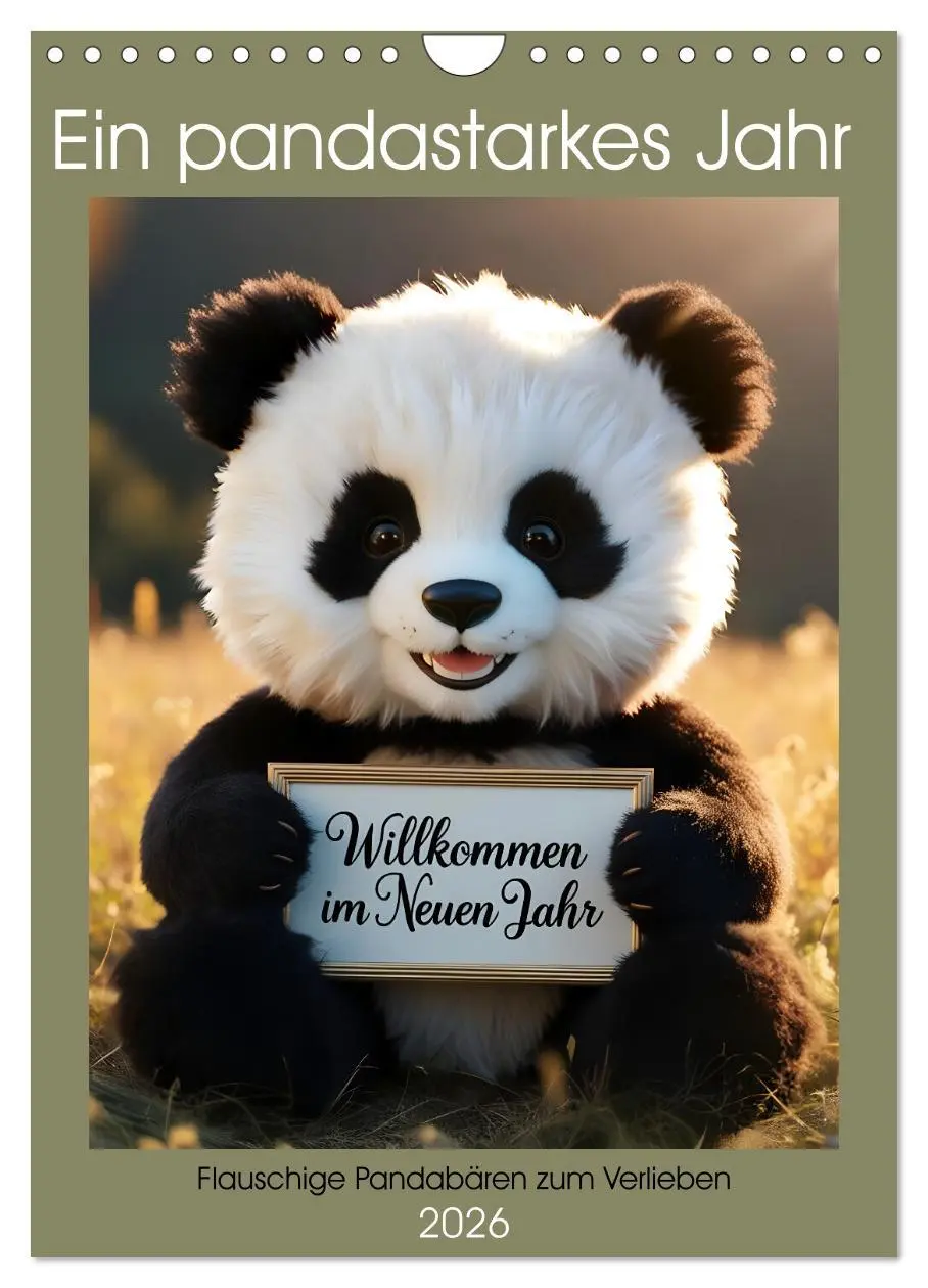 Cover: 9783457292327 | Ein pandastarkes Jahr - Flauschige Pandabären zum Verlieben...