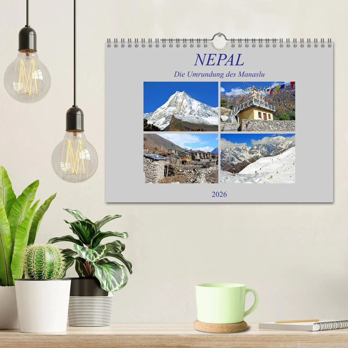 Bild: 9783457812327 | NEPAL, die Umrundung des Manaslu (Wandkalender 2026 DIN A4 quer),...