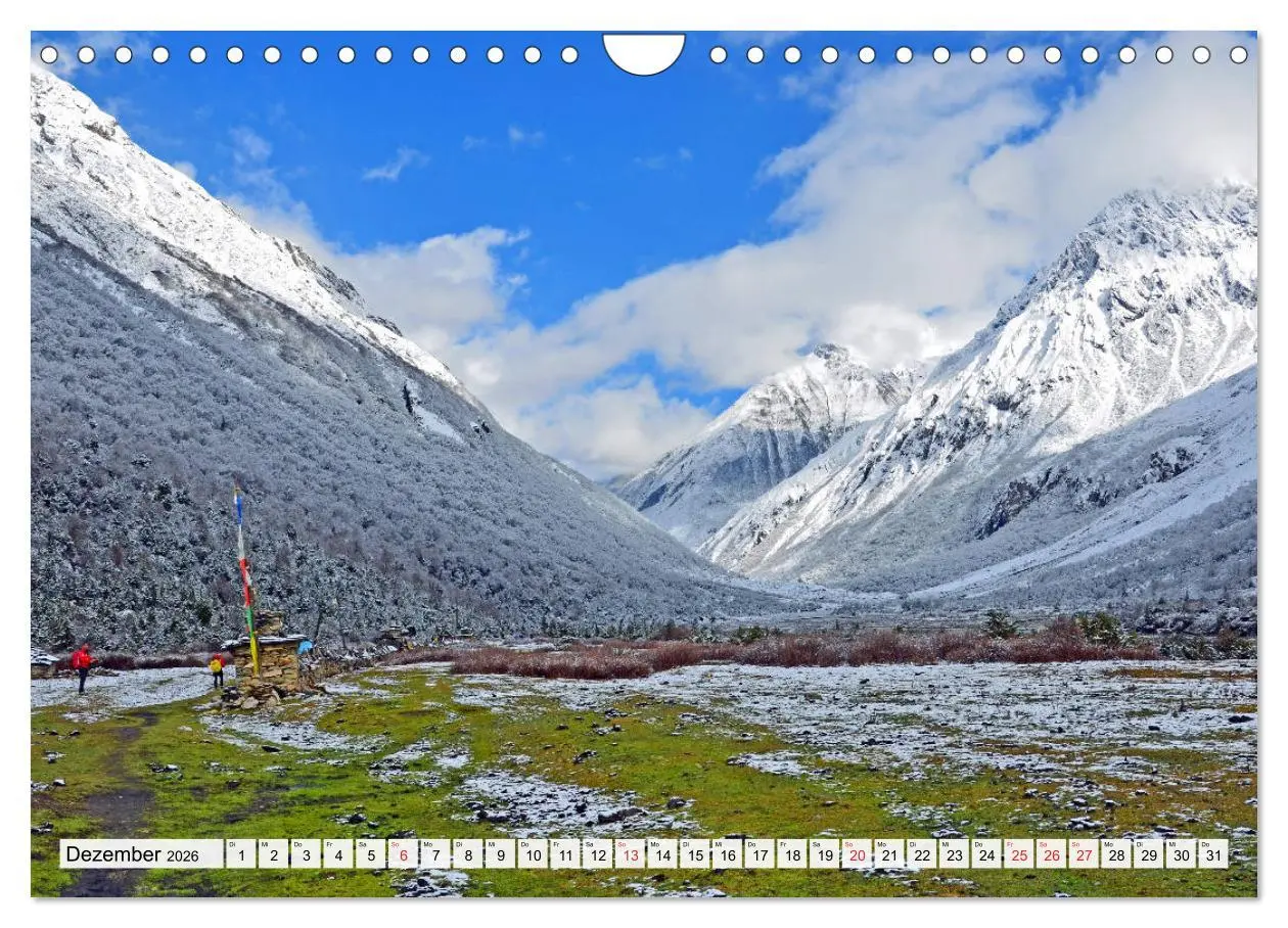 Bild: 9783457812327 | NEPAL, die Umrundung des Manaslu (Wandkalender 2026 DIN A4 quer),...