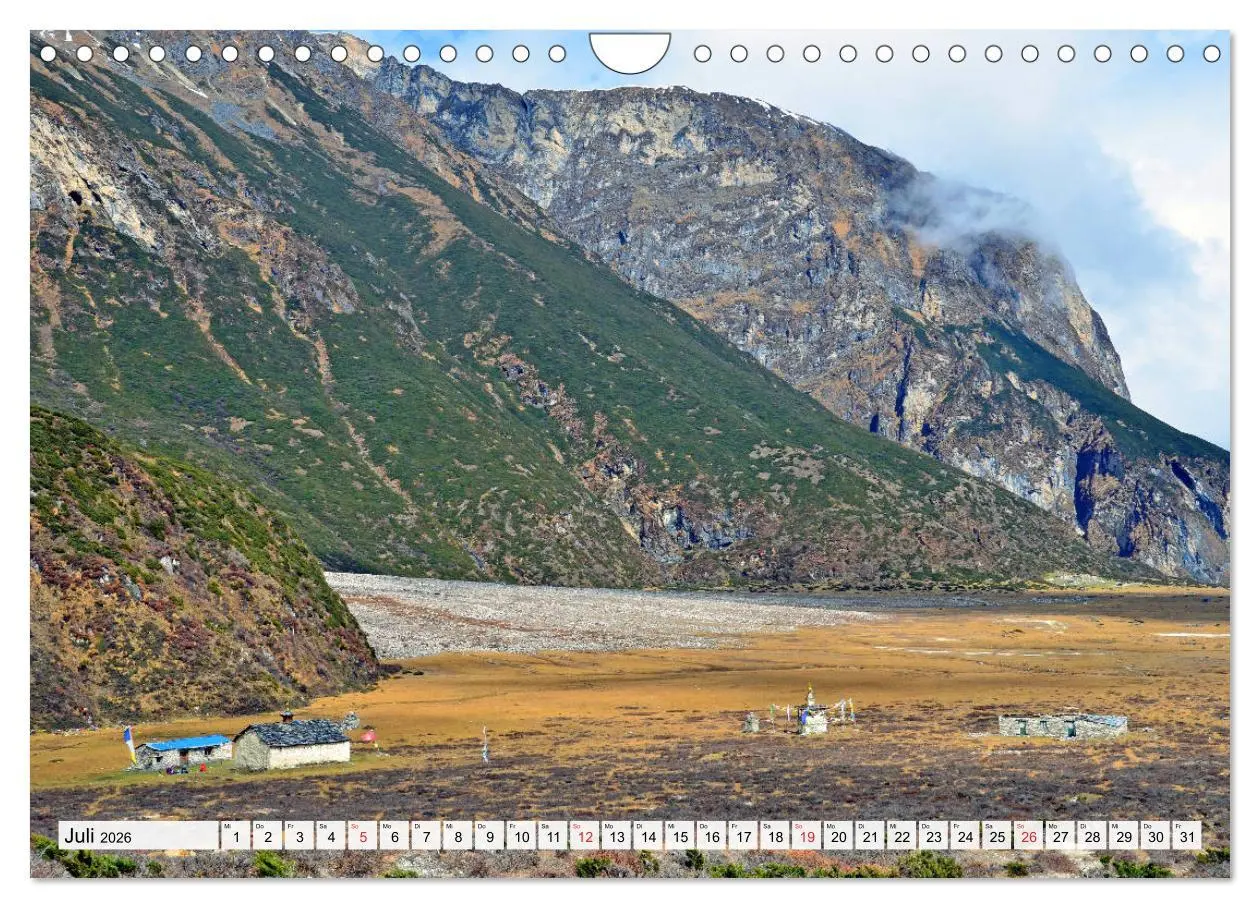 Bild: 9783457812327 | NEPAL, die Umrundung des Manaslu (Wandkalender 2026 DIN A4 quer),...