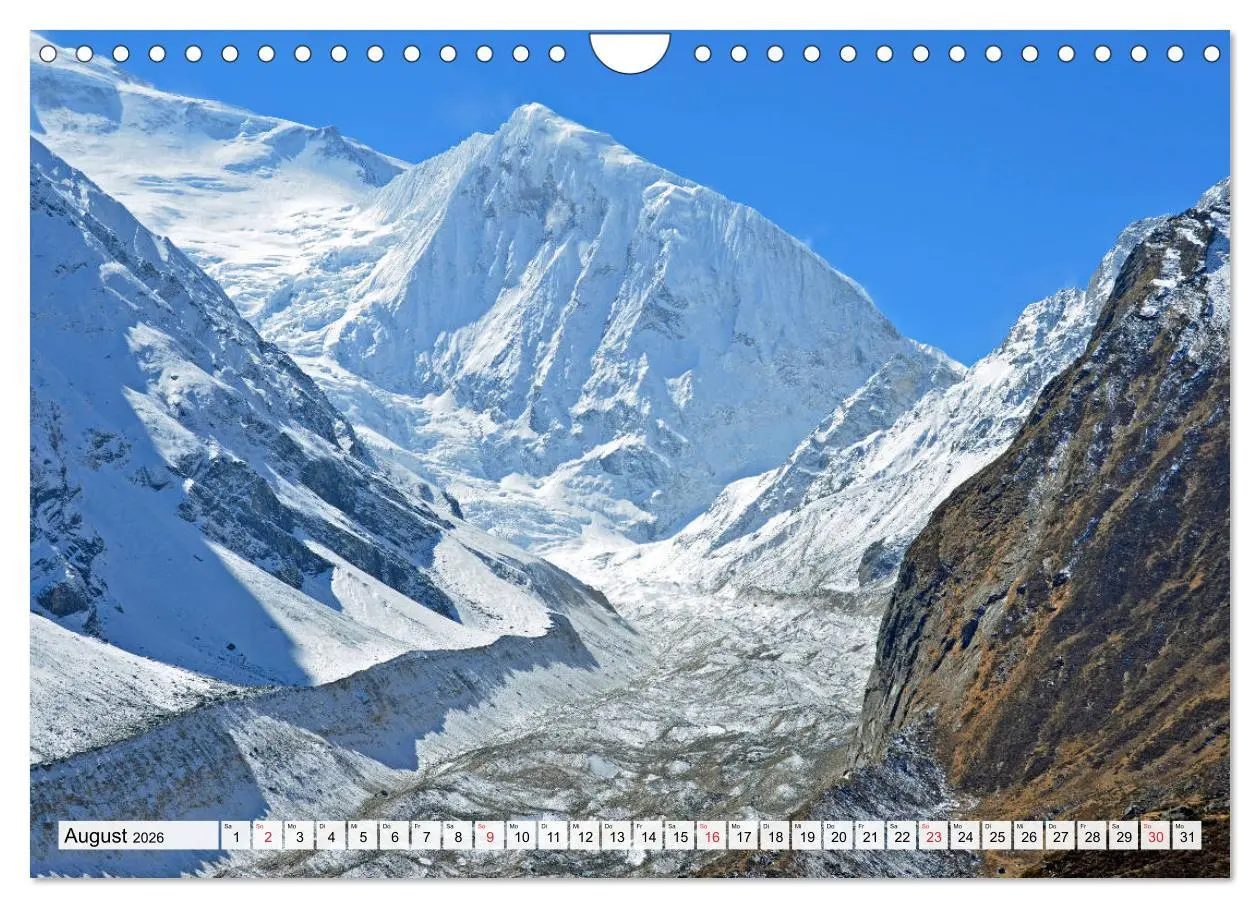 Bild: 9783457812327 | NEPAL, die Umrundung des Manaslu (Wandkalender 2026 DIN A4 quer),...
