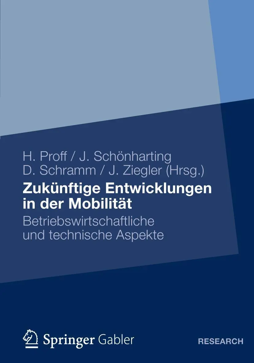 Cover: 9783834932327 | Zukünftige Entwicklungen in der Mobilität | Heike Proff (u. a.) | Buch