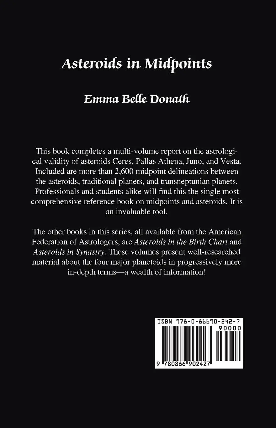 Rückseite: 9780866902427 | Asteroids in Midpoints | Emma Belle Donath | Taschenbuch | Englisch
