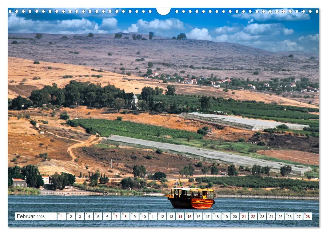 Bild: 9783457732427 | Biblische Orte in Israel mit Bibelstellen (Wandkalender 2026 DIN A3...