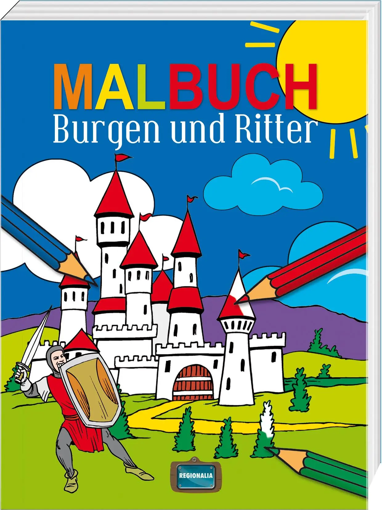 Cover: 9783939722427 | Malbuch Burgen und Ritter | Taschenbuch | 96 S. | Deutsch | 2020