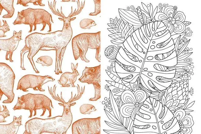 Bild: 9789464992427 | Flora, Fauna, Pflanzen &amp; Bienen - Stickerbuch | 200 Sticker | Kushnier