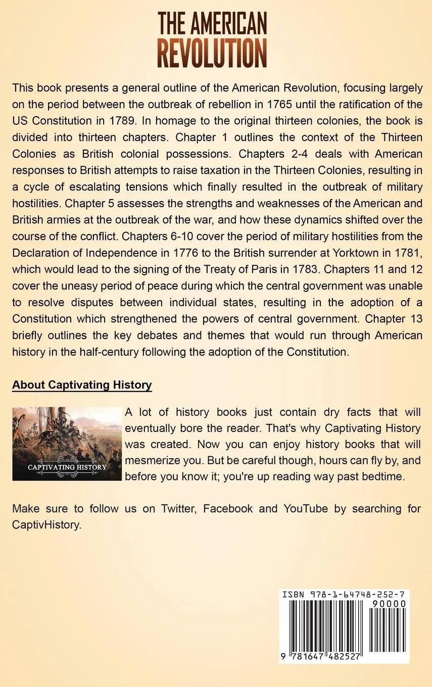 Rückseite: 9781647482527 | The American Revolution | Captivating History | Buch | Englisch | 2020