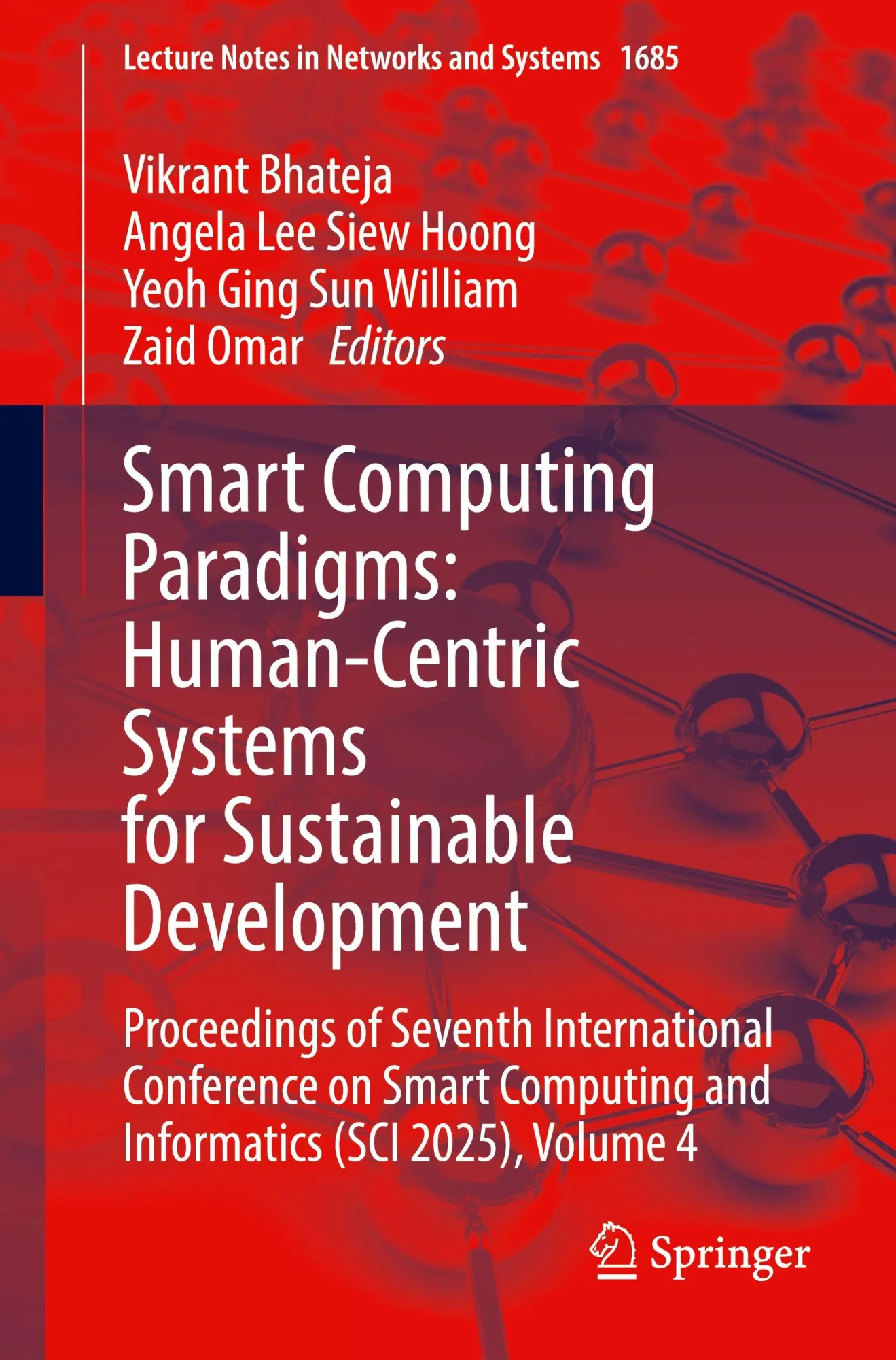 Cover: 9783032082527 | Smart Computing Paradigms: Human-Centric Systems for Sustainable...