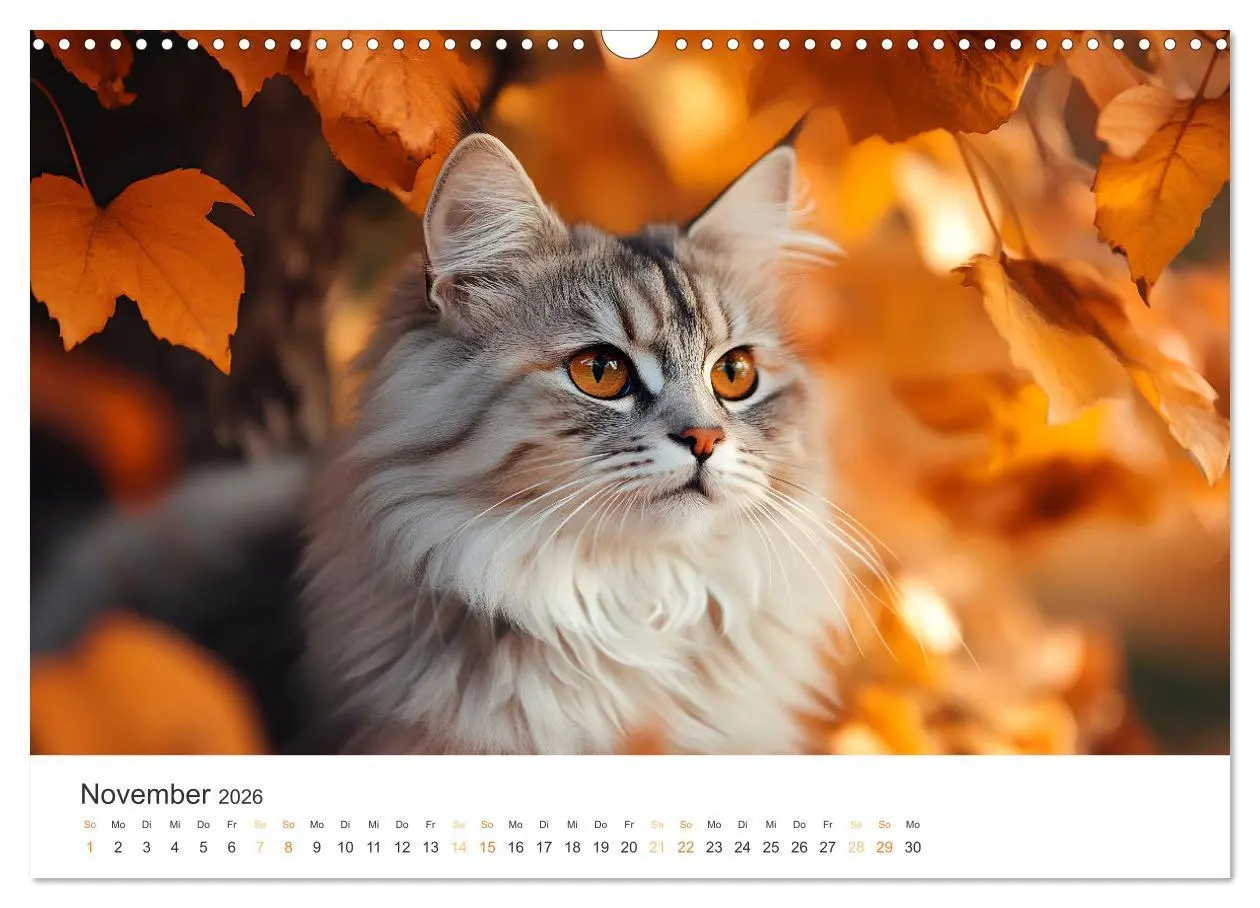 Bild: 9783457342527 | Katzen - sanfte Schönheiten (Wandkalender 2026 DIN A3 quer),...
