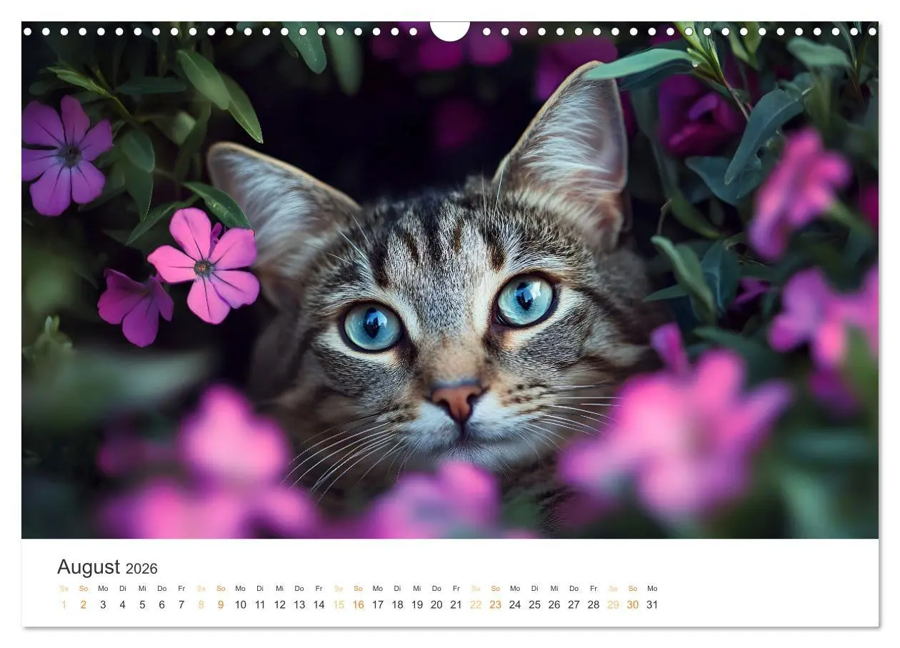 Bild: 9783457342527 | Katzen - sanfte Schönheiten (Wandkalender 2026 DIN A3 quer),...