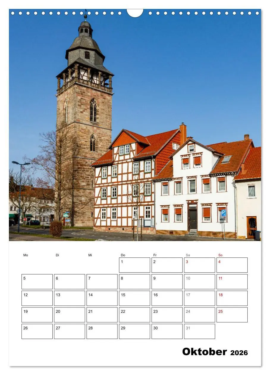 Bild: 9783516362527 | Mein Eschwege (Wandkalender 2026 DIN A3 hoch), CALVENDO Monatskalender