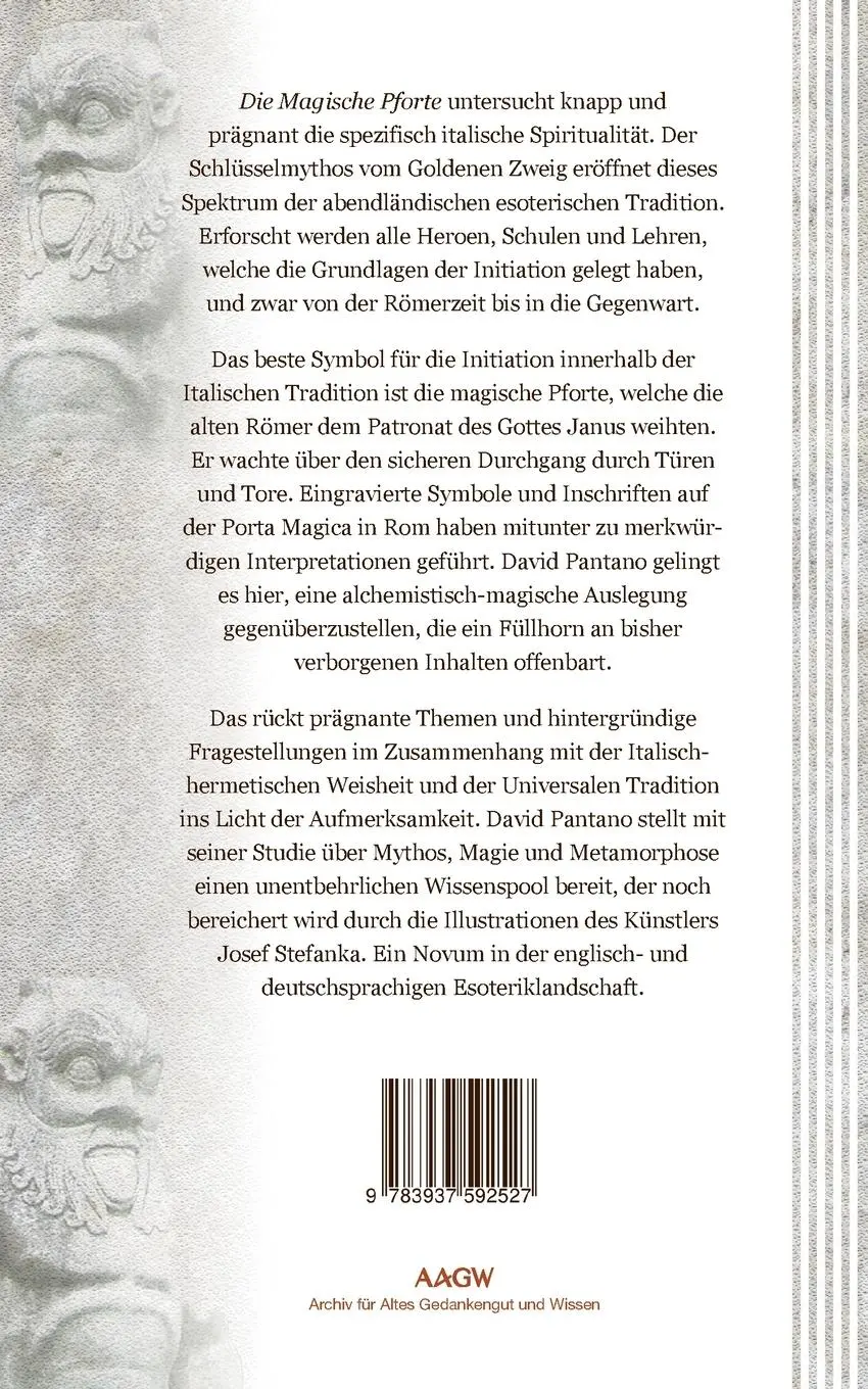 Rückseite: 9783937592527 | Die Magische Pforte | David Pantano | Taschenbuch | Paperback | 216 S.