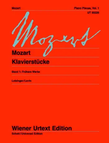 Cover: 9790500572527 | Piano Pieces - Volume 1 | Wolfgang Amadeus Mozart | Buch