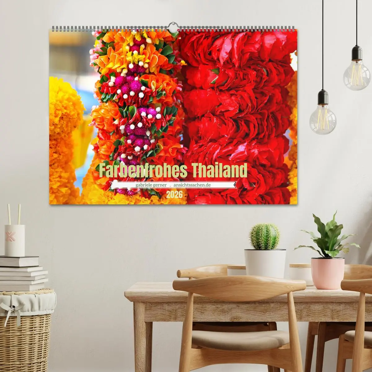 Bild: 9783457572627 | Farbenfrohes Thailand (Wandkalender 2026 DIN A2 quer), CALVENDO...