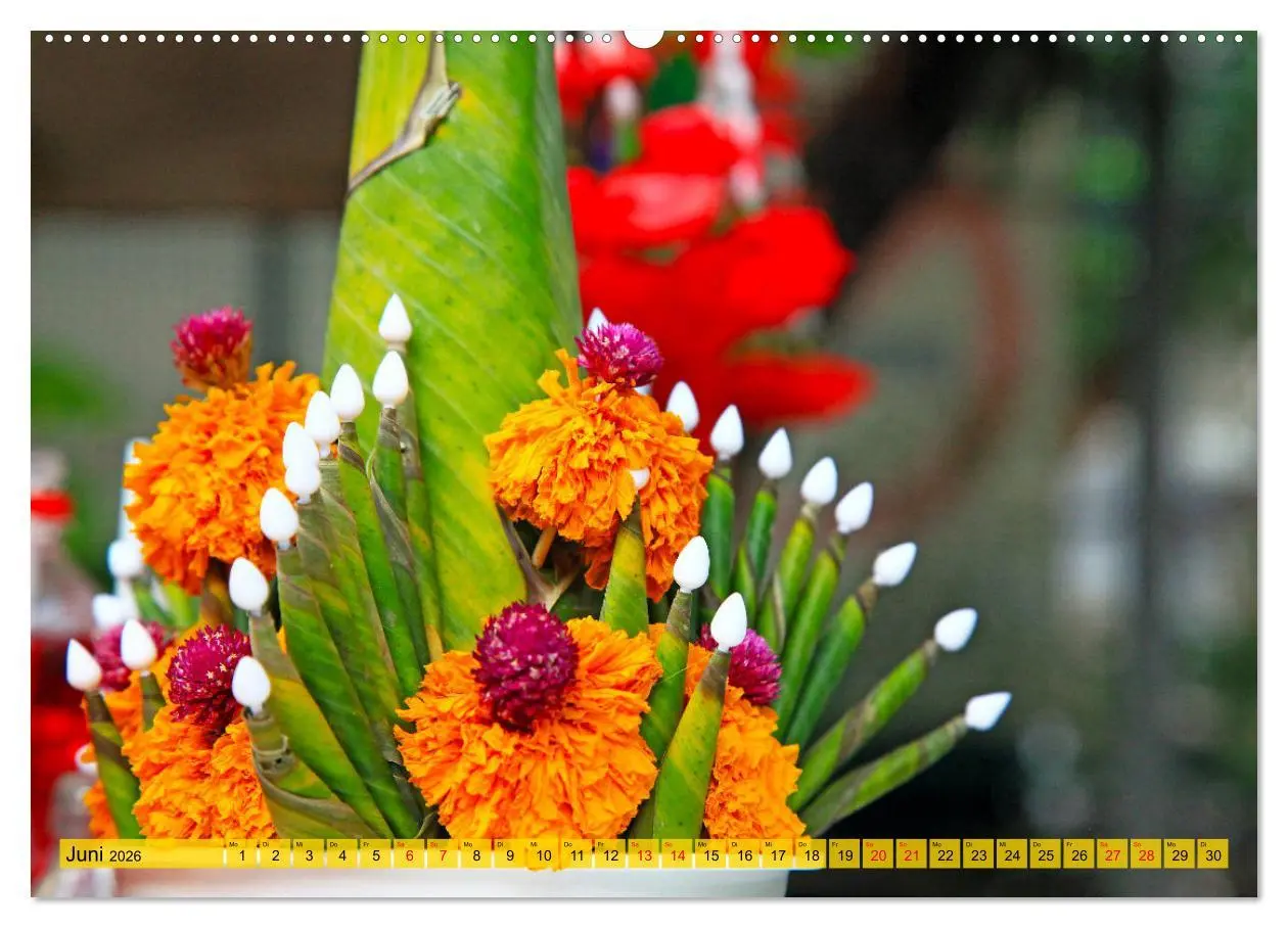Bild: 9783457572627 | Farbenfrohes Thailand (Wandkalender 2026 DIN A2 quer), CALVENDO...