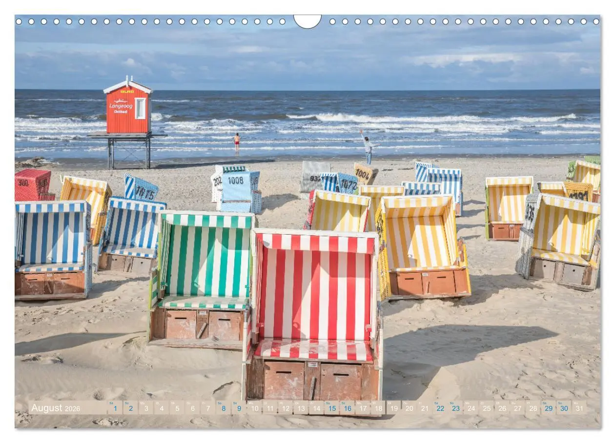 Bild: 9783457642627 | Am Strand von Langeoog (Wandkalender 2026 DIN A3 quer), CALVENDO...
