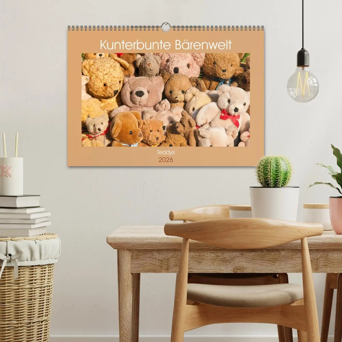 Bild: 9783457882627 | Kunterbunte Bärenwelt - Teddys (Wandkalender 2026 DIN A3 quer),...