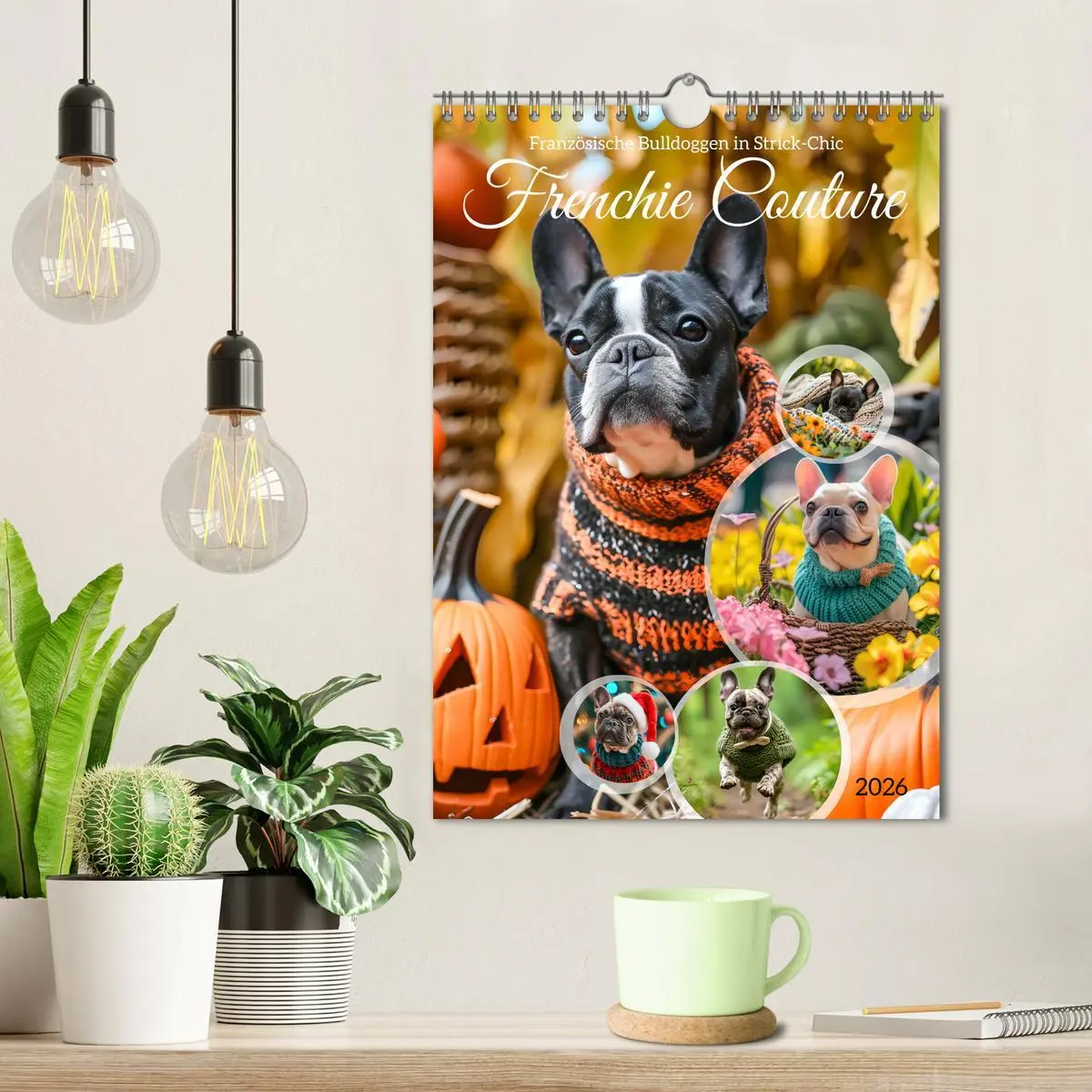 Bild: 9783516282627 | Frenchie Couture - Französische Bulldoggen in Strick-Chic...