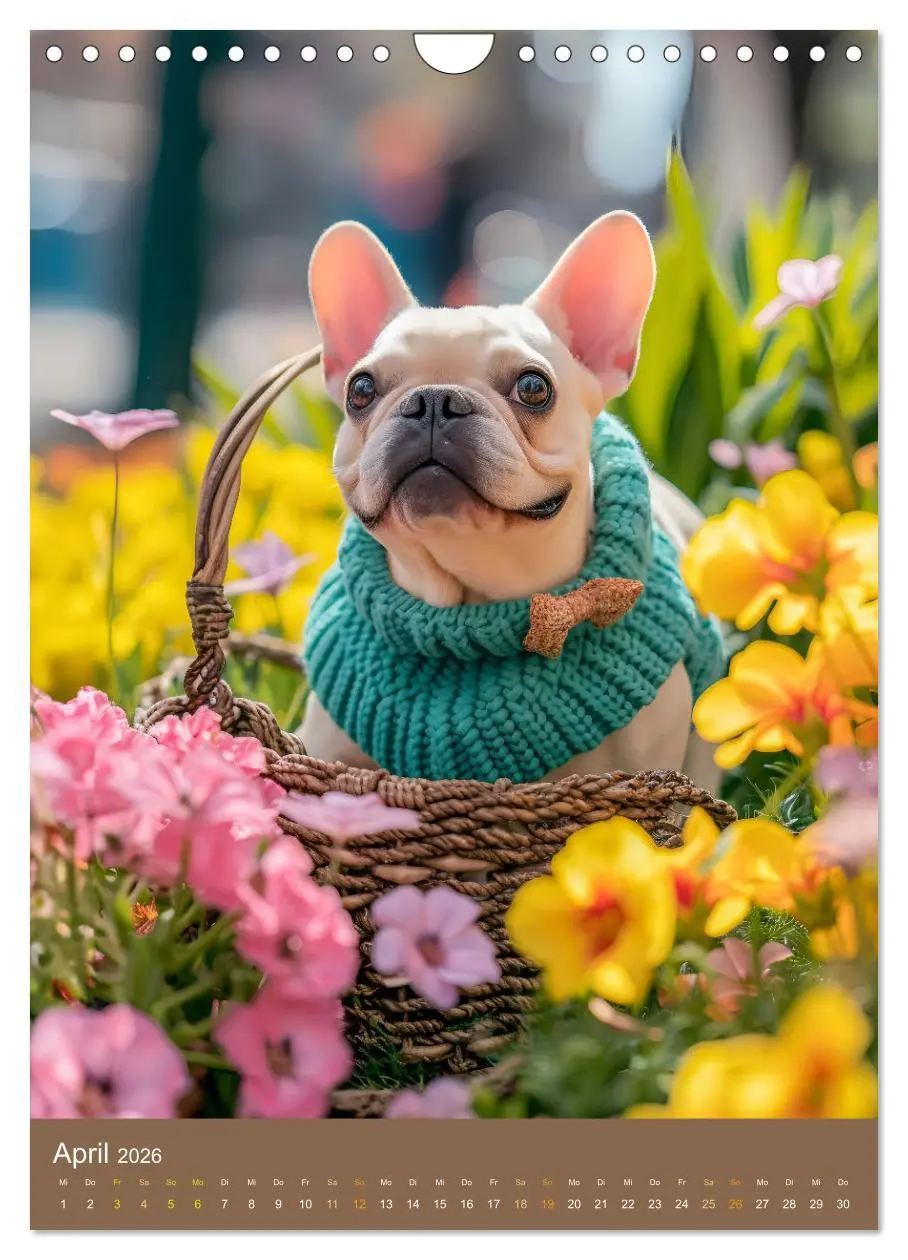 Bild: 9783516282627 | Frenchie Couture - Französische Bulldoggen in Strick-Chic...